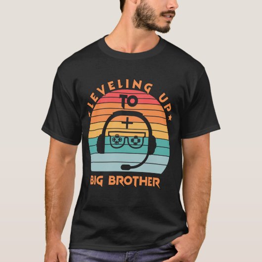 bis zum großen Bruder-Gamer T-Shirt (Vorderseite)