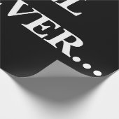 Bis zum immerwährenden Umschlagpapier Geschenkpapier (Ecke)