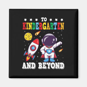 Bis zum Kindergarten und darüber hinaus Astronaut Magnet