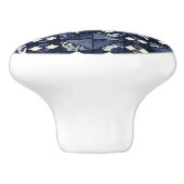 Bis zum Meer (in blau) Keramikknauf (Seitenansicht)