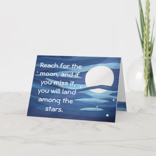 Bis zum Mond! Karte (Vorderseite)