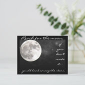 Bis zum Mond...... Postkarte (Stehend Vorderseite)