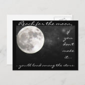 Bis zum Mond...... Postkarte (Vorne/Hinten)