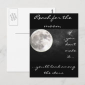 Bis zum Mond...... Postkarte (Vorne/Hinten)