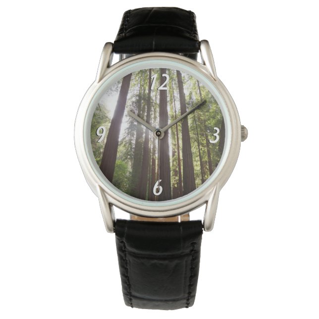 Bis zum Redwoods am Morgen Armbanduhr (Vorderseite)