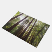 Bis zum Redwoods am Morgen Fußmatte (Schrägansicht)