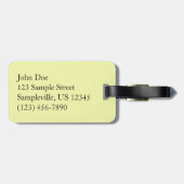 Bis zum Redwoods am Morgen Gepäckanhänger (Rückseite horizontal)