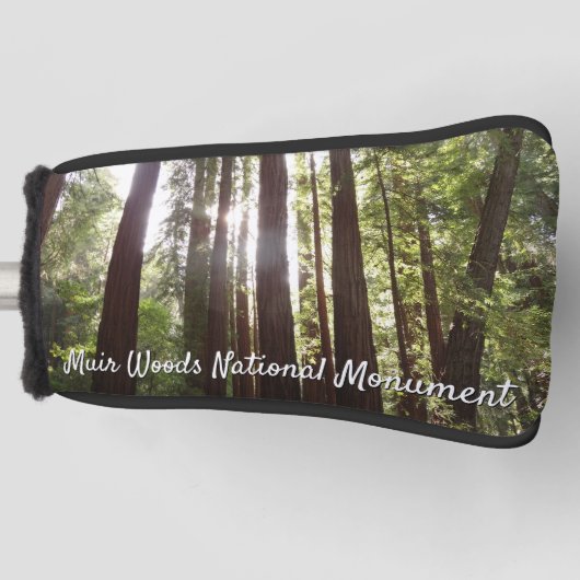 Bis zum Redwoods am Morgen Golf Headcover (Vorderseite)
