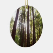 Bis zum Redwoods am Morgen Keramik Ornament (Rechts)