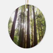 Bis zum Redwoods am Morgen Keramik Ornament (Links)