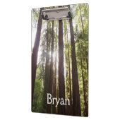 Bis zum Redwoods am Morgen Klemmbrett (Links)