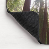 Bis zum Redwoods am Morgen Mousepad (Ecke)