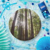 Bis zum Redwoods am Morgen Pappteller (Party)