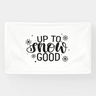 Bis zum Schnee gut Lustiger Weihnachten Winter Sch Banner