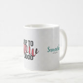 Bis zum Schnee gut - Snowman in Hut und Scarf Kaffeetasse (VorderseiteRechts)