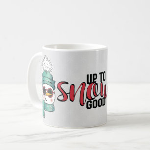 Bis zum Schnee gut - Snowman in Hut und Scarf Kaffeetasse