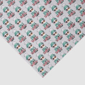 Bis zum Schnee gut - Snowman in Hut und Scarf Seidenpapier (Ausschnitt)