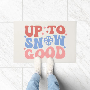 Bis zum Schnee gut - Spaß Winter Design Fußmatte