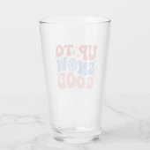 Bis zum Schnee gut - Spaß Winter Design Glas (Rückseite)