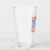 Bis zum Schnee gut - Spaß Winter Design Glas (Rechts)