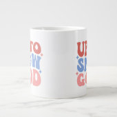 Bis zum Schnee gut - Spaß Winter Design Jumbo-Tasse (Vorderseite)