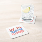 Bis zum Schnee gut - Spaß Winter Design Rechteckiger Pappuntersetzer (Vor Ort)