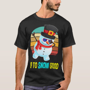 Bis zum Schnee gute Schneemänner Weihnachtsgeschen T-Shirt