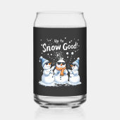 Bis zum Schnee Gute Weihnachten Schneemanns Dosenglas (Vorderseite)
