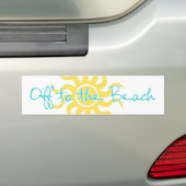 Bis zum Strand Autoaufkleber (Auf Auto)