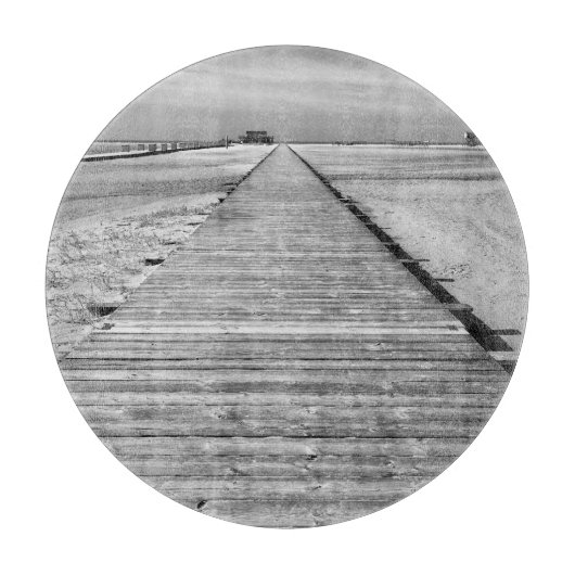 Bis zum Strand Schneidebrett (Vorderseite)