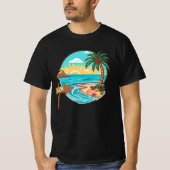 Bis zum Strand T-Shirt (Vorderseite)