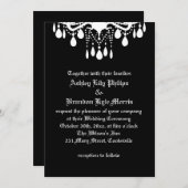 Bis zum Tod bringen wir eine Einladung zum Hochzei (Vorne/Hinten)