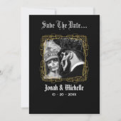 Bis zum Tod Dia De Los Muertos Save the Date (Vorderseite)