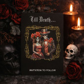 Bis zum Tod Dia De Los Muertos Save the Date