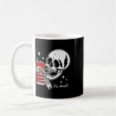 Bis zum Tod Dr. Skeleton Halloween Niedlich Kaffeetasse (Links)