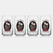 'Bis zum Tod einer Brille Dosenglas (Hinten)