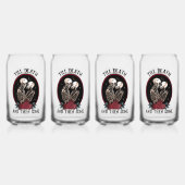 'Bis zum Tod einer Brille Dosenglas (Vorderseite)