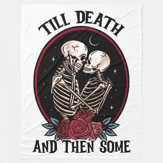 'Bis zum Tod Fleece Blanket (Vorderseite)