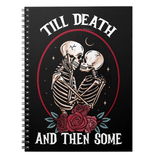 'Bis zum Tod Foto Notebook Notizblock (Vorderseite)