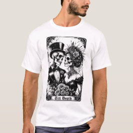 Bis zum Tod frisch verheiratete Tarot Card Entspan T-Shirt