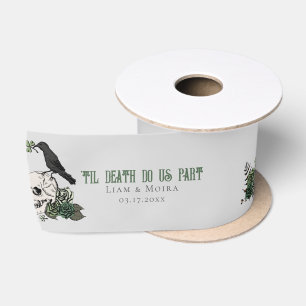 Bis zum Tod gothischer St. Patricks Day floraler T Satinband