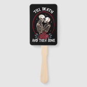 'Bis zum Tod Hand Fans Fächer (Vorderseite)