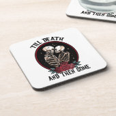 "Bis zum Tod kork-gesicherte Untersetzer (Linke Seite)