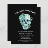 Bis zum Tod laden uns Junggeselinnen-Abschied ein (Vorne/Hinten)