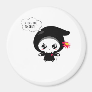 Bis zum Tod - Lustiger Valentinstag Klassiker Magnet