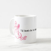 BIS ZUM TOD MACHEN WIR BOO HALLOWEEN VIBE KAFFEETASSE (Vorderseite Links)