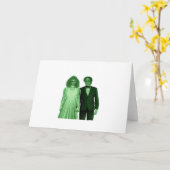 Bis zum Tod machen wir ein klassisches Design Karte (Gelbe Blume)