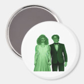 Bis zum Tod machen wir ein klassisches Design Magnet (Vorderseite/Rückseite)
