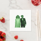 Bis zum Tod machen wir ein klassisches Design Serviette (Beispiel)