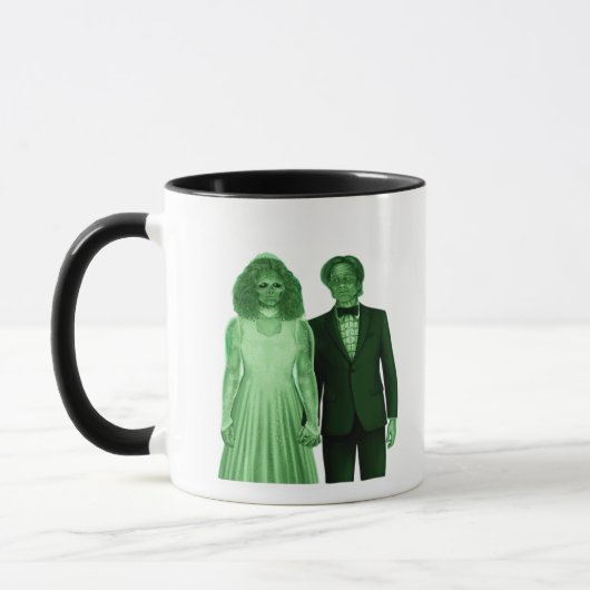Bis zum Tod machen wir ein klassisches Design Tasse (Links)